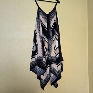 New York & Company 2XL Handerchief hem-boho Dress